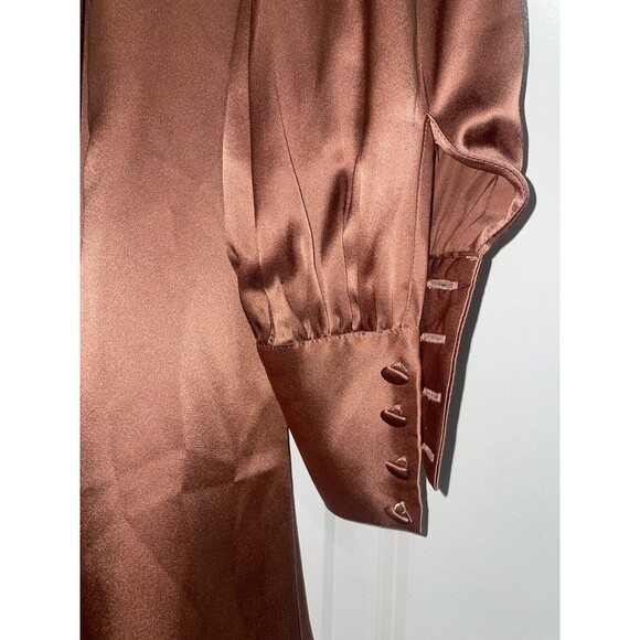 Reformation Chrisley True Wrap Silk Mini Dress Women’s size S NWOT - Picture 6 of 13